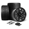 2024-26 Mustang SVE MHP1 Wheel & Nitto Tire Kit - 19x10/11  - Gloss Black