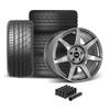 2005-2014 Mustang SVE R350 Wheel & Firestone Tire Kit - 19x10 - Liquid Graphite