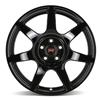 2024 Mustang SVE R350 Wheel & Nitto NT05 Tire Kit - 19x10/11 - Gloss Black