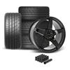 2005-2014 Mustang SVE R355 Wheel & Firestone Tire Kit - 19x10 - Gloss Black