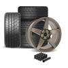2005-2014 Mustang SVE R355 Wheel & Firestone Tire Kit - 19x10 - Satin Bronze