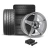 2005-14 Mustang SVE R355 Wheel & Firestone Tire Kit - 19x10  - Titanium Gray