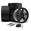 2015-23 Mustang SVE R355 Wheel & Nitto NT05 Tire Kit - 19x10/11 - Gloss Black