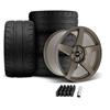 2005-14 Mustang SVE R355 Wheel & Nitto NT05 Tire Kit - 19x10/11 - Satin Bronze