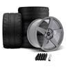 2005-14 Mustang SVE R355 Wheel & Nitto NT05 Tire Kit - 19x10/11 - Titanium Gray