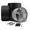 2024-26 Mustang SVE R355 Wheel & Nitto NT05 Tire Kit - 19x10/11  - Titanium Gray