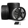 2005-14 Mustang SVE R355 Wheel & Nitto NT555 G2 Tire Kit - 19x10/11 - Gloss Black