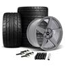 2015-23 Mustang SVE R355 Wheel & Nitto NT555 G2 Tire Kit - 19x10/11 - Titanium Gray