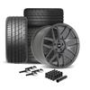 2015-2023 Mustang SVE R357 Wheel & Firestone Tire Kit - 19x10/11 - Gloss Graphite