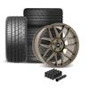 2005-2014 Mustang SVE R357 Wheel & Firestone Tire Kit - 19x10 - Satin Bronze