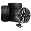 2015-23 Mustang SVE S350 Wheel & Nitto Tire Kit - 20x10  - Staggered Tires - Gloss Black