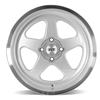 1979-93 Mustang SVE 4 Lug SC Wheel - 17x10 - Silver