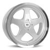 1979-93 Mustang SVE 4 Lug SC Wheel - 17x8 - Silver