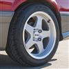 1979-93 Mustang SVE 4 Lug SC Wheel - 17x8 - Silver