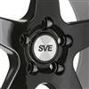 1994-04 Mustang SVE Saleen SC Style Wheel Kit - 17x9/10  - Gloss Black - Deep Dish