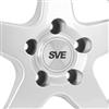 1994-04 Mustang SVE Saleen SC Style Wheel & Nitto Tire Kit - 17x9/10 - Silver