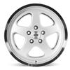 1994-04 Mustang SVE Saleen SC Style Wheel & Nitto Tire Kit - 17x9/10 - Silver