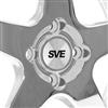 Mustang SVE Saleen SC Style Wheel & Tire Kit - 17x8/10 - Chrome | 79-93