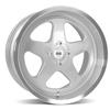 1979-93 Mustang SVE 4 Lug SC Wheel & Nitto Tire Kit  - 17x8/10 - Silver