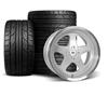 1979-93 Mustang SVE 4 Lug SC Wheel & Nitto Tire Kit  - 17x8/10 - Silver