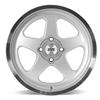 1979-93 Mustang SVE 4 Lug SC Wheel & Nitto Tire Kit - 17x8/9 - Silver