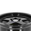 1994-04 Mustang SVE Saleen SC Style Wheel & Nitto Tire Kit  - 17x9/10 - Gloss Black - Deep Dish