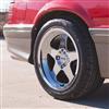 1979-93 Mustang SVE 4 Lug SC Wheel - 17x8 - Chrome