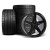 1994-04 Mustang SVE Saleen Style Wheel & Tire Kit - 18x9/10  - Black - NT555 G2 Tires