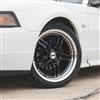 1994-04 Mustang SVE Series 2 Wheel & Sumitomo Tire Kit - 18x9/10 - Black w/ Machined Lip