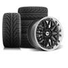 1994-04 Mustang SVE Series 3 Wheel & Kenda Tire Kit - 18x9/10  - Black