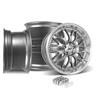 2005-14 Mustang SVE Series 3 Wheel & Lug Nut Kit - 20x8.5/10 Gun Metal