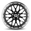 1994-04 Mustang SVE Series 3 Wheel & Nitto Tire Kit - 18x9/10 - Gloss Black