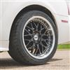 1994-04 Mustang SVE Series 3 Wheel & Nitto Tire Kit - 18x9/10 - Gloss Black