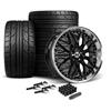 2015-23 Mustang SVE Series 3 Wheel & Nitto Tire Kit - 20x8.5/10 - Gloss Black