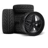 1994-04 Mustang SVE Series 4 Wheel & Kenda Tire Kit - 18x9/10  - Gloss Black