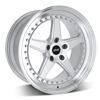 1994-04 Mustang SVE Series 4 Wheel Kit - 18x9/10  - Gloss Silver