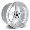 1994-04 Mustang SVE Series 4 Wheel Kit - 18x9/10  - Gloss Silver