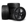 1994-04 Mustang SVE Series 4 Wheel & Nitto Tire Kit - 18x9/10  - Gloss Black