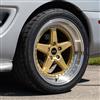 1994-04 Mustang SVE Series 4 Wheel & Nitto Tire Kit - 18x9/10  - Gloss Gold