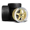 1994-04 Mustang SVE Series 4 Wheel & Nitto Tire Kit - 18x9/10  - Gloss Gold