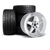 1994-04 Mustang SVE Series 4 Wheel & Nitto Tire Kit - 18x9/10  - Gloss Silver