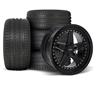 1994-04 Mustang SVE Series 4 Wheel & Sumitomo Tire Kit - 18x9/10  - Gloss Black
