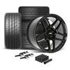 2015-2023 Mustang SVE X500 Wheel & Firestone Tire Kit - 19x10/11 - Gloss Black