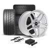 2024-26 Mustang SVE X500 Wheel & Firestone Tire Kit - 19x10/11  - Gloss Silver