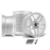 2015-26 Mustang SVE X500 Wheel Kit - 19x10/11  - Gloss Silver