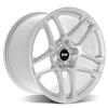 2005-14 Mustang SVE X500 Wheel & Nitto NT05 Tire Kit - 19x10/11 - Gloss Silver
