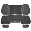 1984 Mustang TMI Sport Seat Upholstery - Cloth  - Charcoal Gray Convertible