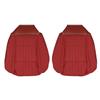 1990-91 Mustang Acme Sport Seat Cloth Upholstery Kit  - Scarlet Red Coupe