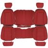 1990-91 Mustang Acme Sport Seat Cloth Upholstery Kit  - Scarlet Red Coupe