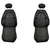 2001 Mustang TMI Cobra Front Vinyl Seat Upholstery  - Dark Charcoal Coupe/Convertible